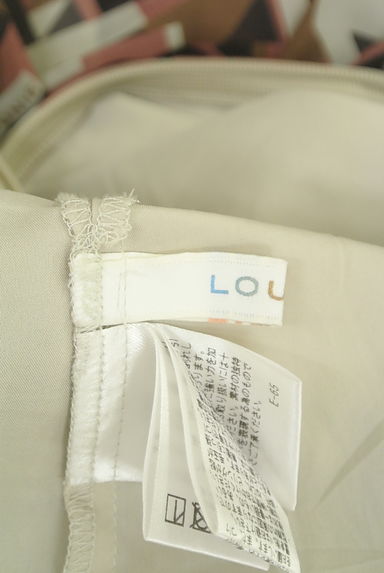 LOUNIE（ルーニィ）の古着「ロゴ柄ロングシフォンスカート（ロングスカート・マキシスカート）」大画像６へ