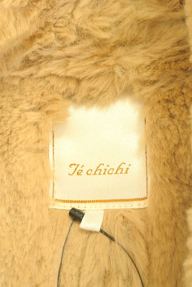 Te chichi（テチチ）の古着「スウェードライクフーディロングコート（コート）」大画像６へ