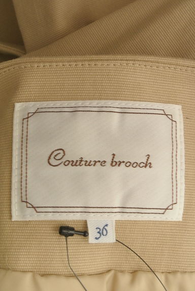 Couture Brooch（クチュールブローチ）の古着「リボンベルスリーブノーカラーロングコート（コート）」大画像６へ