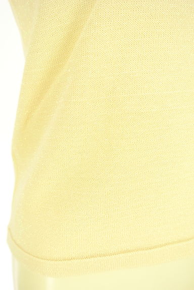 INDIVI（インディヴィ）の古着「五分袖ラメニットトップス（ニット）」大画像５へ