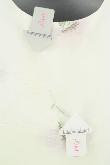 dazzlin（ダズリン）の古着「花柄×チュール膝下ワンピース（ワンピース・チュニック）」大画像５へ