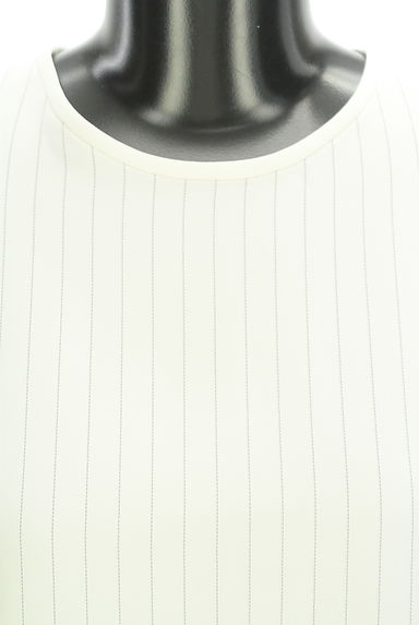 INDIVI（インディヴィ）の古着「バックレースピンストライプカットソー（カットソー・プルオーバー）」大画像４へ