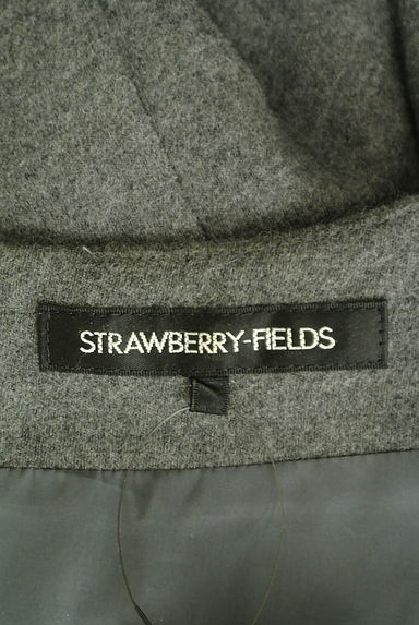 STRAWBERRY-FIELDS（ストロベリーフィールズ）の古着「ウエストリボン膝丈ワンピース（ワンピース・チュニック）」大画像６へ
