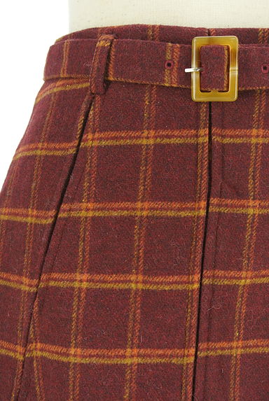 dazzlin（ダズリン）の古着「ベルト付きチェック柄ミニスカート（ミニスカート）」大画像４へ