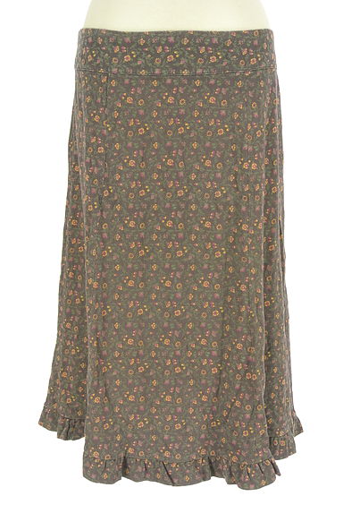 Laura Ashley（ローラアシュレイ）の古着「小花柄裾フリルミディスカート（スカート）」大画像１へ