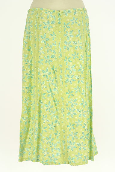 Laura Ashley（ローラアシュレイ）の古着「花柄リネンロングスカート（ロングスカート・マキシスカート）」大画像２へ