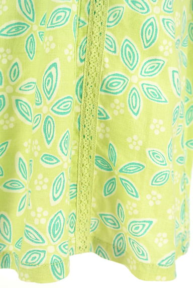 Laura Ashley（ローラアシュレイ）の古着「花柄リネンロングスカート（ロングスカート・マキシスカート）」大画像５へ