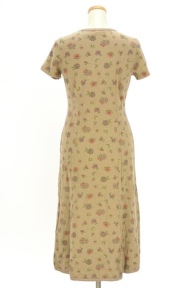 Laura Ashley（ローラアシュレイ）の古着「花柄Ｖネックコットンワンピース（ワンピース・チュニック）」大画像２へ