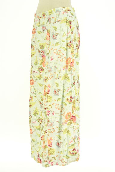 Laura Ashley（ローラアシュレイ）の古着「花柄リネンロングスカート（ロングスカート・マキシスカート）」大画像３へ