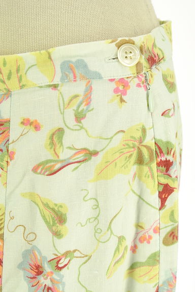 Laura Ashley（ローラアシュレイ）の古着「花柄リネンロングスカート（ロングスカート・マキシスカート）」大画像４へ