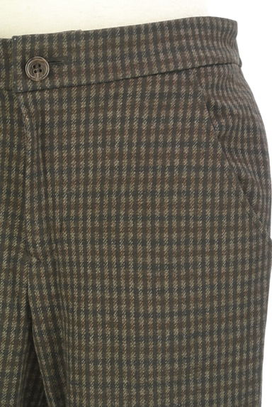 COMME CA（コムサ）の古着「チェック柄裏起毛ストレッチパンツ（パンツ）」大画像４へ