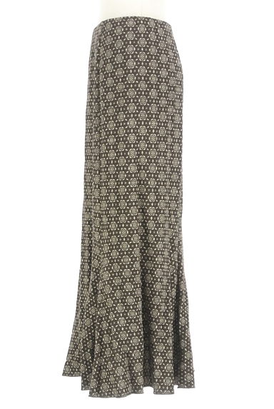 COMME CA（コムサ）の古着「総柄ロングニットスカート（ロングスカート・マキシスカート）」大画像３へ