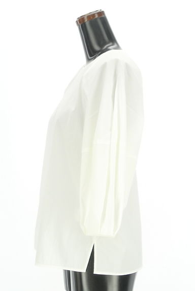BEAMS Women's（ビームス　ウーマン）の古着「コクーン七分袖白ブラウス（カットソー・プルオーバー）」大画像３へ