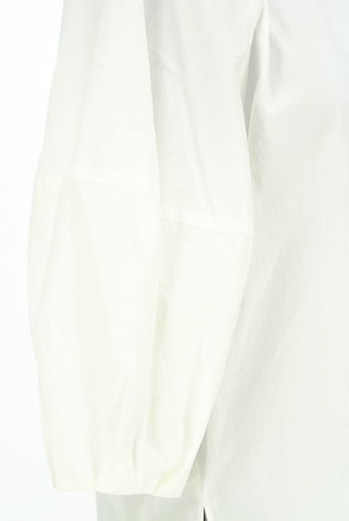 BEAMS Women's（ビームス　ウーマン）の古着「コクーン七分袖白ブラウス（カットソー・プルオーバー）」大画像４へ