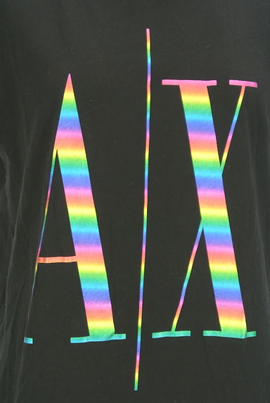 ARMANI EXCHANGE（アルマーニ エクスチェンジ）の古着「ロゴ箔プリントＴシャツ（Ｔシャツ）」大画像４へ