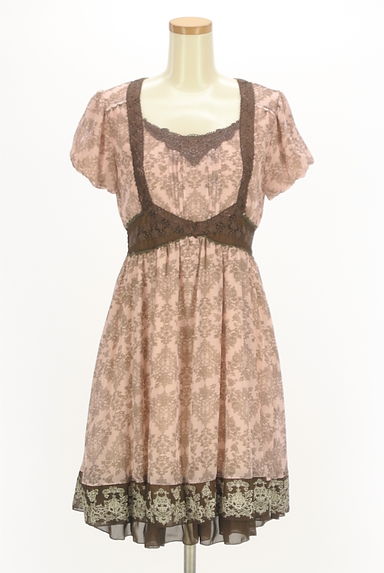 axes femme（アクシーズファム）の古着「花柄シフォンワンピース（ワンピース・チュニック）」大画像１へ
