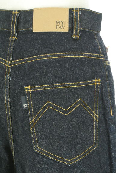 My Fav. CHILD WOMAN（マイファブチャイルドウーマン）の古着「ハイウエストインディゴデニムショートパンツ（デニムパンツ）」大画像５へ