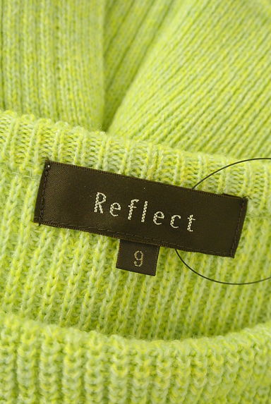 Reflect（リフレクト）の古着「チェック柄スリーブニットトップス（セーター）」大画像６へ