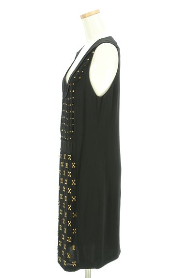 DIANE VON FURSTENBERG（ダイアンフォンファステンバーグ）の古着「シアースタッズノースリワンピース（ワンピース・チュニック）」大画像３へ