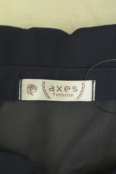 axes femme（アクシーズファム）の古着「バイカラーシフォン切替カットソー（カットソー・プルオーバー）」大画像６へ
