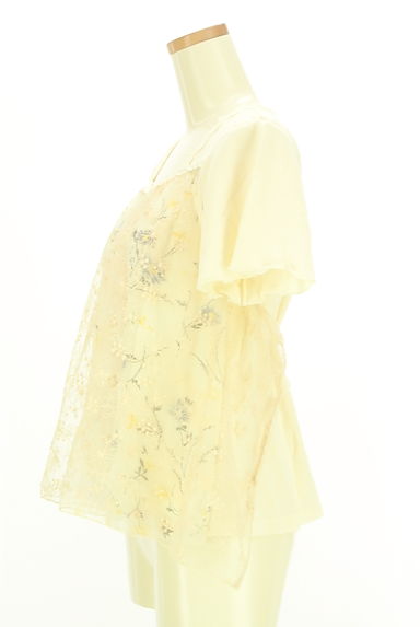 axes femme（アクシーズファム）の古着「フロントレースニットトップス（カットソー・プルオーバー）」大画像３へ