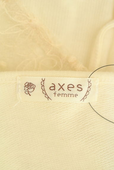axes femme（アクシーズファム）の古着「フロントレースニットトップス（カットソー・プルオーバー）」大画像６へ
