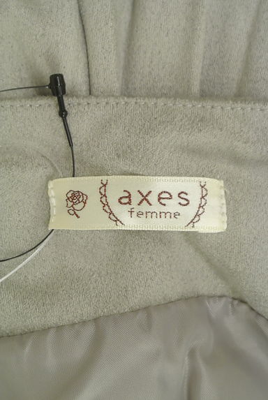 axes femme（アクシーズファム）の古着「スウェードライクロングキャミワンピース（キャミワンピース）」大画像６へ