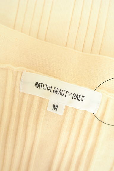 NATURAL BEAUTY BASIC（ナチュラルビューティベーシック）の古着「ヘンリーネックリブニットトップス（ニット）」大画像６へ