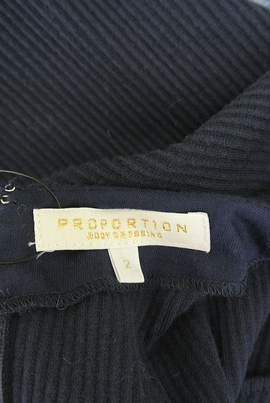 PROPORTION BODY DRESSING（プロポーションボディ ドレッシング）の古着「リブ×花柄刺繍シアーレース膝下ワンピース（ワンピース・チュニック）」大画像６へ