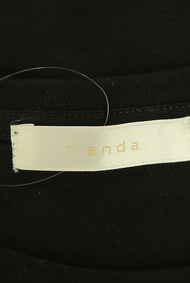 rienda（リエンダ）の古着「凹凸ロゴ刺繍Tシャツ（Ｔシャツ）」大画像６へ