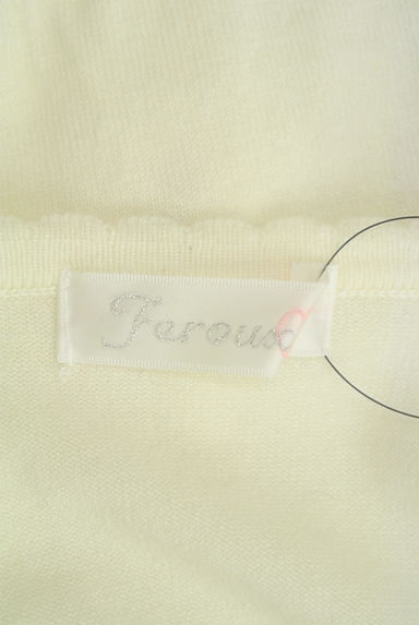 Feroux（フェルゥ）の古着「ラインストーン付きニットカーディガン（カーディガン・ボレロ）」大画像６へ