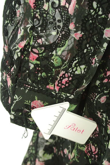 axes femme（アクシーズファム）の古着「小花柄膝上シフォンワンピース（ワンピース・チュニック）」大画像５へ
