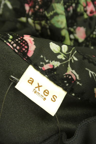 axes femme（アクシーズファム）の古着「小花柄膝上シフォンワンピース（ワンピース・チュニック）」大画像６へ