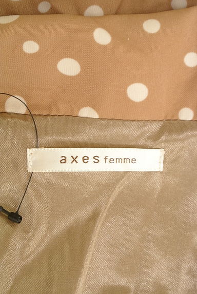 axes femme（アクシーズファム）の古着「ベルト付き膝上ドットワンピース（ワンピース・チュニック）」大画像６へ