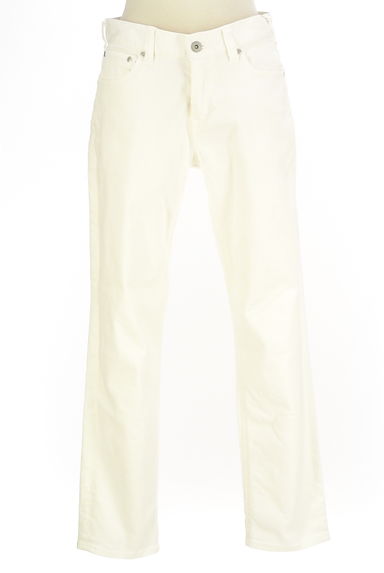 NATURAL BEAUTY BASIC（ナチュラルビューティベーシック）の古着「ホワイトテーパードデニムパンツ（デニムパンツ）」大画像１へ