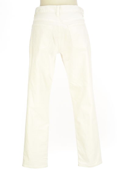 NATURAL BEAUTY BASIC（ナチュラルビューティベーシック）の古着「ホワイトテーパードデニムパンツ（デニムパンツ）」大画像２へ