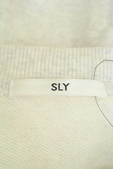 SLY（スライ）の古着「ショート丈ワイドスウェットトップス（スウェット・パーカー）」大画像６へ