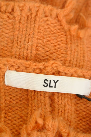 SLY（スライ）の古着「ダメージ加工オーバーサイズリブニットトップス（ニット）」大画像６へ