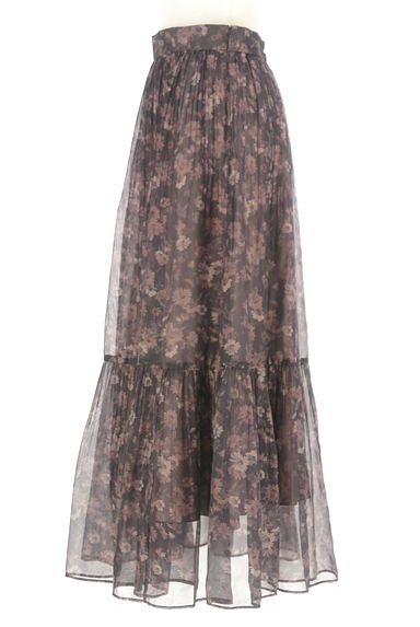 Apuweiser riche（アプワイザーリッシェ）の古着「花柄ロングシアースカート（ロングスカート・マキシスカート）」大画像３へ