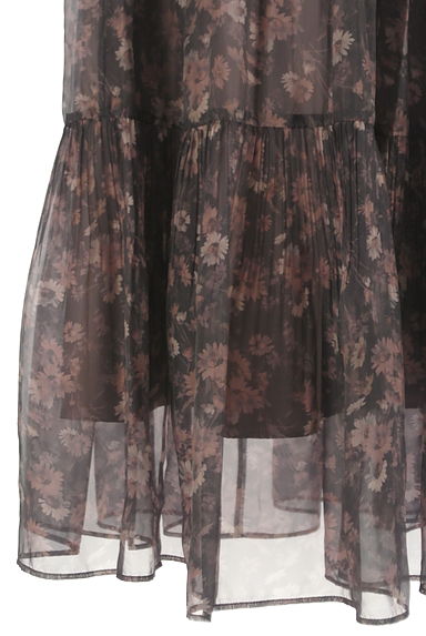 Apuweiser riche（アプワイザーリッシェ）の古着「花柄ロングシアースカート（ロングスカート・マキシスカート）」大画像５へ