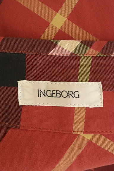 INGEBORG（インゲボルグ）の古着「チェック柄ロングスカート（ロングスカート・マキシスカート）」大画像６へ