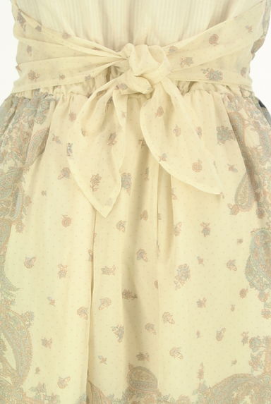 WILLSELECTION（ウィルセレクション）の古着「バックリボン花柄膝上シフォンワンピース（ワンピース・チュニック）」大画像５へ