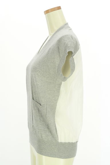 MACKINTOSH PHILOSOPHY（マッキントッシュ フィロソフィー）の古着「フレンチスリーブ背面シアー切替ニット（ニット）」大画像３へ