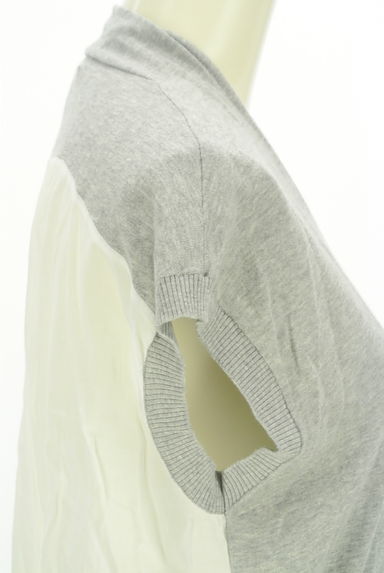 MACKINTOSH PHILOSOPHY（マッキントッシュ フィロソフィー）の古着「フレンチスリーブ背面シアー切替ニット（ニット）」大画像４へ