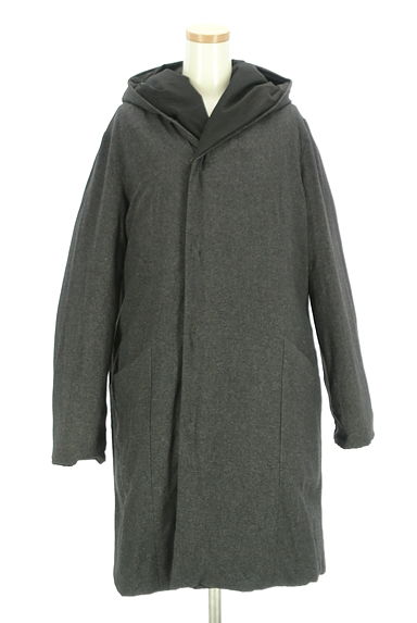 Pas de calais（パドカレ）の古着「リバーシブルフーディロングダウンコート（ダウンジャケット・ダウンコート）」大画像４へ
