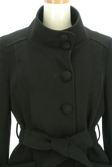Rouge vif La cle（ルージュヴィフラクレ）の古着「ベルト付きハイネックロングコート（コート）」大画像４へ