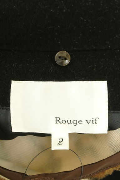 Rouge vif La cle（ルージュヴィフラクレ）の古着「ベルト付きハイネックロングコート（コート）」大画像６へ
