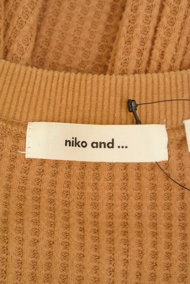 niko and...（ニコ アンド）の古着「膝下丈ワッフルワンピース（ワンピース・チュニック）」大画像６へ