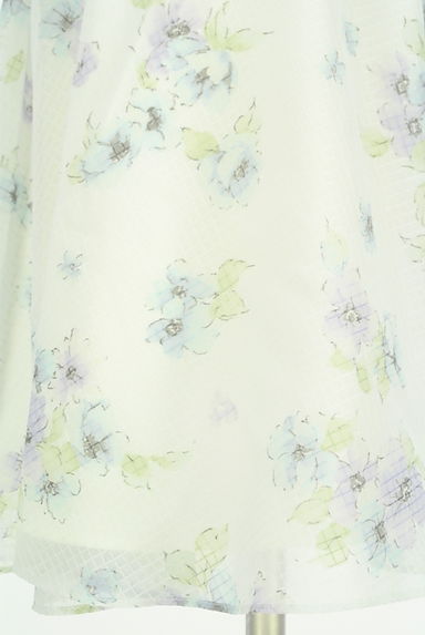 WILLSELECTION（ウィルセレクション）の古着「ベルト付き花柄シアー膝上ワンピース（ワンピース・チュニック）」大画像５へ