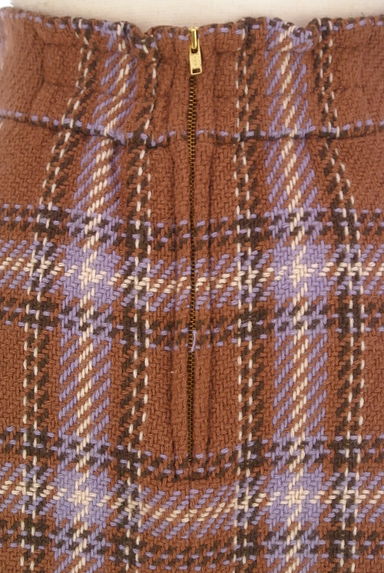 JILL by JILLSTUART（ジルバイジルスチュアート）の古着「シフォンプリーツ切替チェック柄スカート（スカート）」大画像４へ